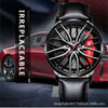 Men's Alloy Automatic Movement Waterproof Round Watch With Steel Strap