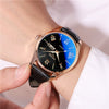 Men's Alloy Band Quartz Watch Business Luminous Double Calendar Casual Round Dial Watch