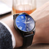 Men's Alloy Band Quartz Watch Business Luminous Double Calendar Casual Round Dial Watch