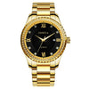 Men's Alloy Belt Quartz Watch With Round Dial And Business Style