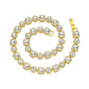 Men's Alloy Cuban Chain Jewelry With Geometric Pattern And Diamond Design Punk Style