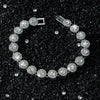Men's Alloy Cuban Chain Necklace Set With Diamonds Geometric Style Hip Hop