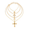 Men's Alloy Geometric Cross Handmade Necklace