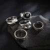 Men's Alloy Geometric Eagle Claw Chain Ring Jewelry With Electroplating Hip Hop Style