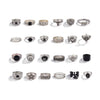 Men's Alloy Geometric Jewelry Ring With Electroplating