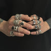 Men's Alloy Geometric Jewelry Ring With Electroplating