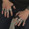 Men's Alloy Geometric Jewelry Ring With Electroplating