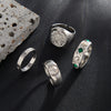 Men's Alloy Geometric Pattern Electroplated Hiphop Ring