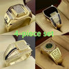 Men's Alloy Geometric Ring Electroplated Jewelry