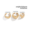Men's Alloy Geometric Ring With Electroplating Light Luxury Niche Highend Retro Style