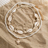 Men's Alloy Handmade Geometric Shell Beaded Turtle Necklace Jewelry
