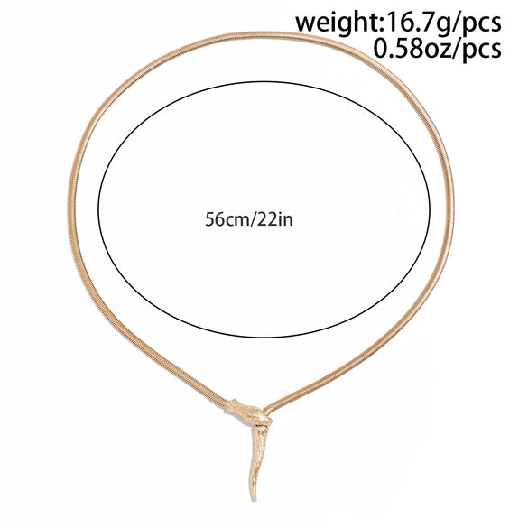 Men's Alloy Handmade Geometric Snake Necklace