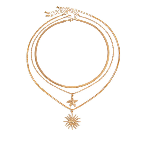Men's Alloy Handmade Geometric Style Clavicle Chain Necklace