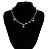 Men's Alloy Handmade Geometric Thorn Fivepointed Star Necklace