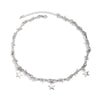 Men's Alloy Handmade Geometric Thorn Fivepointed Star Necklace