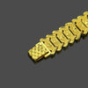 Men's Alloy Hiphop Geometric Printed Electroplated Bracelet