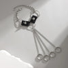 Men's Alloy Leather Rivet Handmade Bracelet