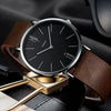 Men's Alloy Pu Strap Round Dial Leisure Sports Quartz Watch