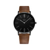 Men's Alloy Pu Strap Round Dial Leisure Sports Quartz Watch
