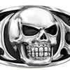 Men's Alloy Skull Ring With Geometric Design Electroplated Hip Hop Style Statement Jewelry