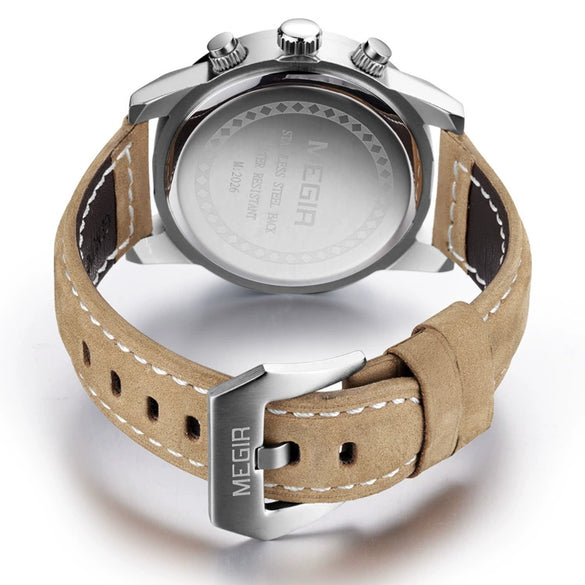 Men's Alloy Sports Watch With Round Dial Simple Pin Buckle Mineral Reinforced Glass Mirror Spiral Crown Belt Strap Stainless Steel Buckle Waterproof And Luminous
