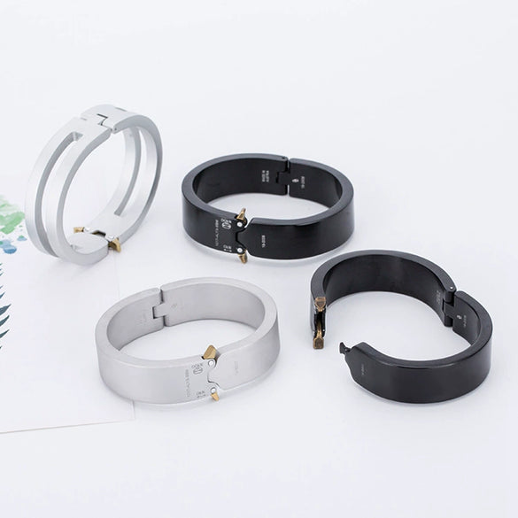 Men's Aluminum Personality Geometric Polish Bracelet
