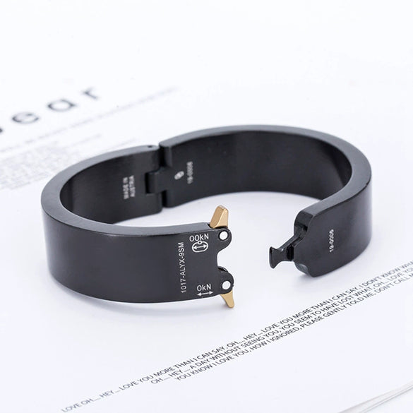 Men's Aluminum Personality Geometric Polish Bracelet