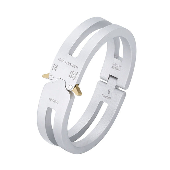 Men's Aluminum Personality Geometric Polish Bracelet