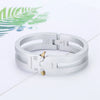 Men's Aluminum Personality Geometric Polish Bracelet