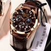 Men's Automatic Quartz Watch Steel Round Dial Luminous Waterproof