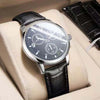 Men's Automatic Quartz Watch Steel Round Dial Luminous Waterproof