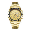 Men's Automatic Tungsten Steel And Steel Watch Luminous Waterproof Calendar Hollow Large Dial