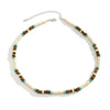 Men's Bohemian Geometric Wooden Bead And Coconut Shell Handmade Necklace
