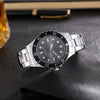 Men's Business Fashion Quartz Watch With Iron Strap And Alloy Case Round Dial