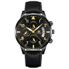 Men's Business Fashion Quartz Watch With Stainless Steel Case And Strap Round Dial