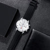 Men's Business Fashion Quartz Watch With Stainless Steel Case And Strap Round Dial