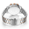 Men's Business Fashion Watch Stainless Steel Belt Round Dial Chronograph Waterproof Luminous Quartz