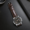 Men's Business Quartz Wrist Watch Alloy Case And Strap Round Dial Titanium Metal Clasp