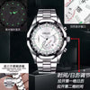 Men's Business Style Alloy And Stainless Steel Automatic Movement Round Dial Waterproof Luminous Watch
