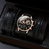 Men's Business Style Alloy Case Mineral Reinforced Glass Mirror Canvas Quartz Bracelet Watch With Single Calendar And Spiral Crown