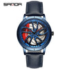Men's Business Style Alloy Case Quartz Watch With Mesh Or Steel Belt Round Dial Waterproof