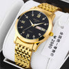 Men's Business Style Automatic Movement Watch Steel Case And Strap Round Dial Luminous Waterproof