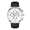 Men's Business Style Belt Calendar Watch With Imitation Leather Strap Alloy Case And Round Dial