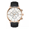 Men's Business Style Belt Calendar Watch With Imitation Leather Strap Alloy Case And Round Dial
