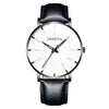 Men's Business Style Round Dial Alloy And Stainless Steel Quartz Watch With Printed Logo