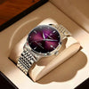 Men's Business Style Waterproof Luminous Ultrathin Calendar Quartz Watch Alloy Case Sapphire Crystal Glass Mirror Stainless Steel Strap Round Dial