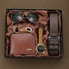 Men's Business Watch Alloy Case Imitation Leather Strap Round Dial