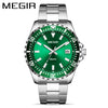Men's Business Watch Alloy Case Stainless Steel Strap Round Dial