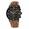 Men's Casual Alloy Case Quartz Belt Watches With Round Dial