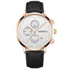 Men's Casual Alloy Case Quartz Belt Watches With Round Dial